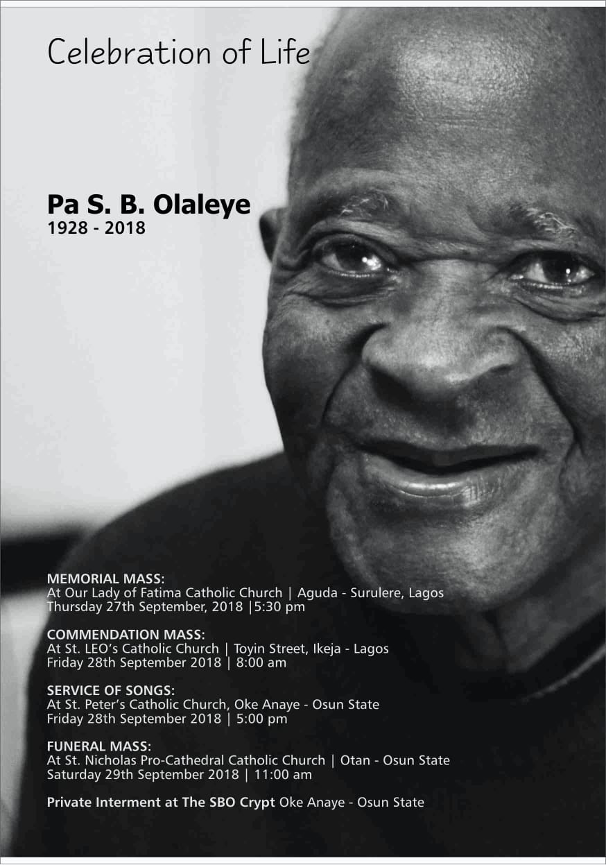 Pa Simeon Babafemi Olaleye